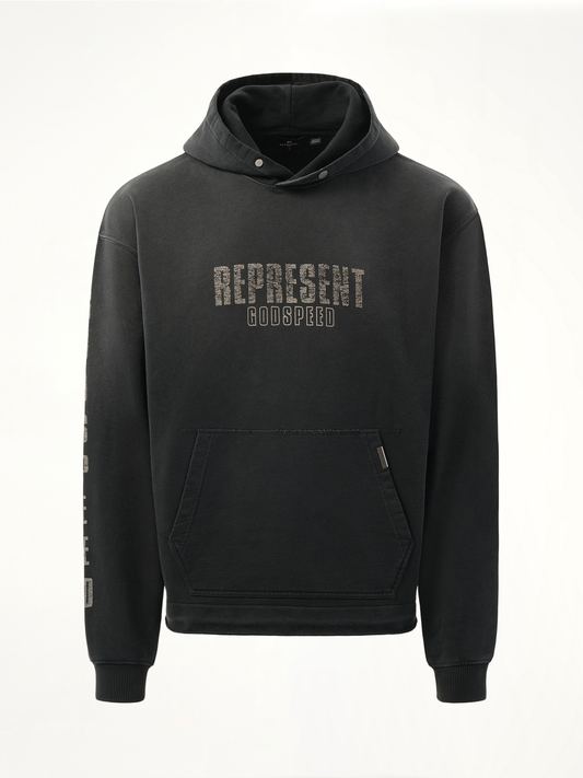 REPRESENT Godspeed Hoodie (Black)