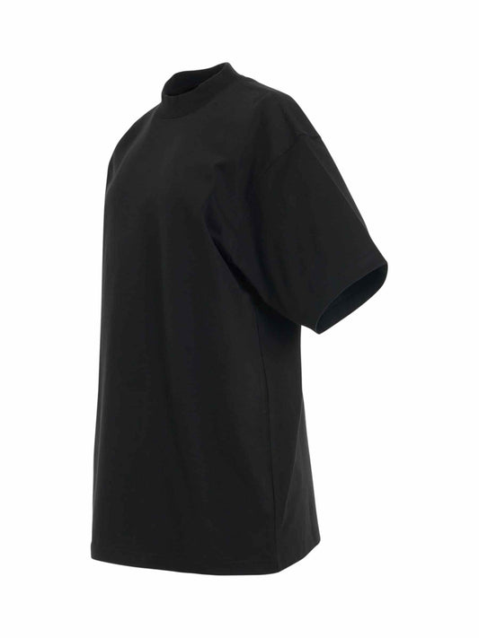 BALENCIAGA BB Paris Rhinestone T-Shirt (Washed Black)