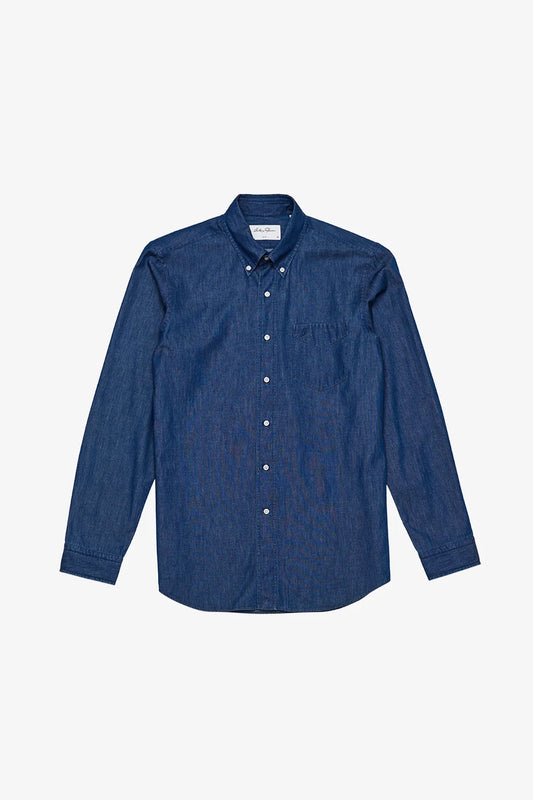 Anthony Squires Crispin Dark Casual Shirt (Blue)
