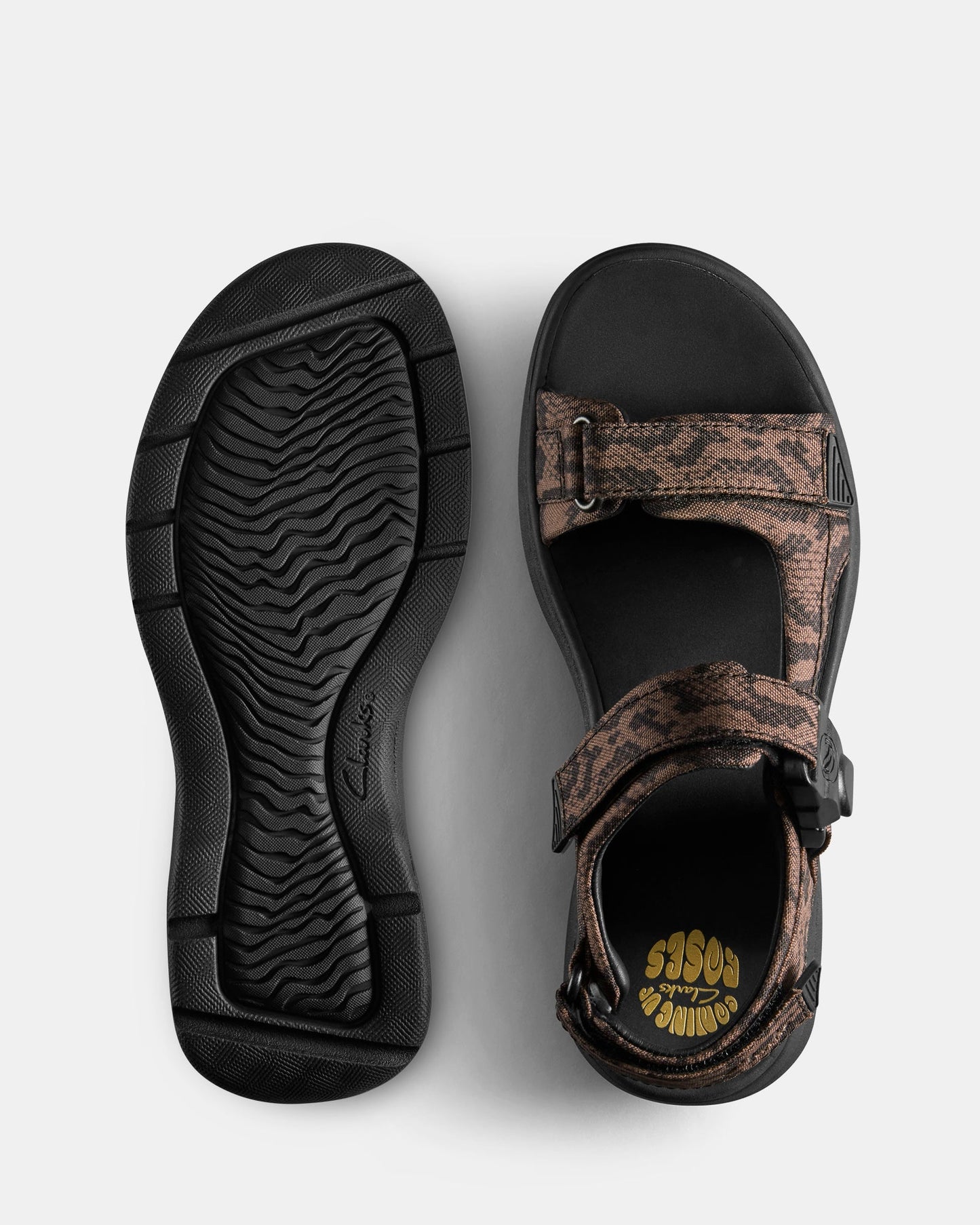Cur Sandal 2 M Brown Textile