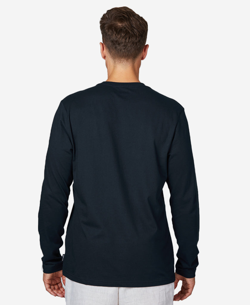 Helly Hansen CREW L/S T-SHIRT (Navy)
