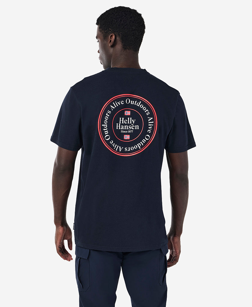 Helly Hansen ALIVE OUTDOORS T-SHIRT (Navy)