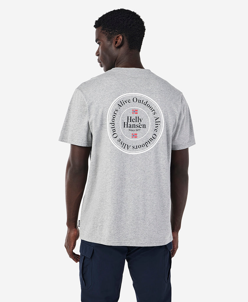 Helly Hansen ALIVE OUTDOORS T-SHIRT (Grey Melange)