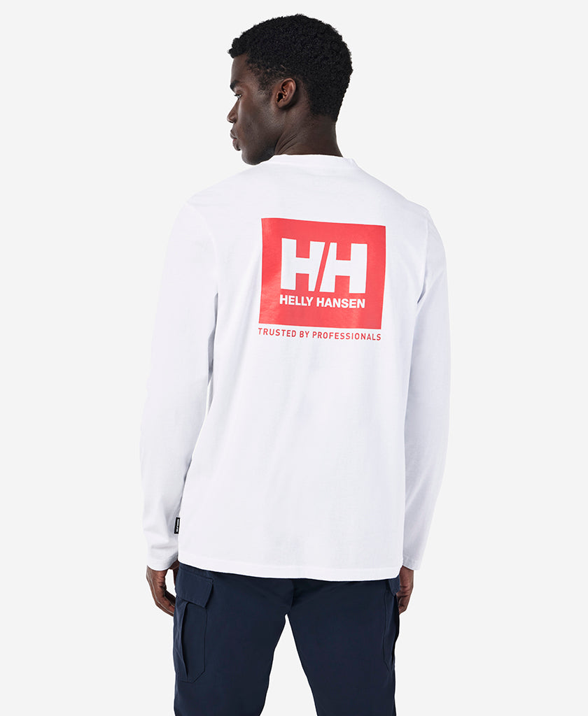 Helly Hansen BOX OUTLINE L/S T-SHIRT (White)