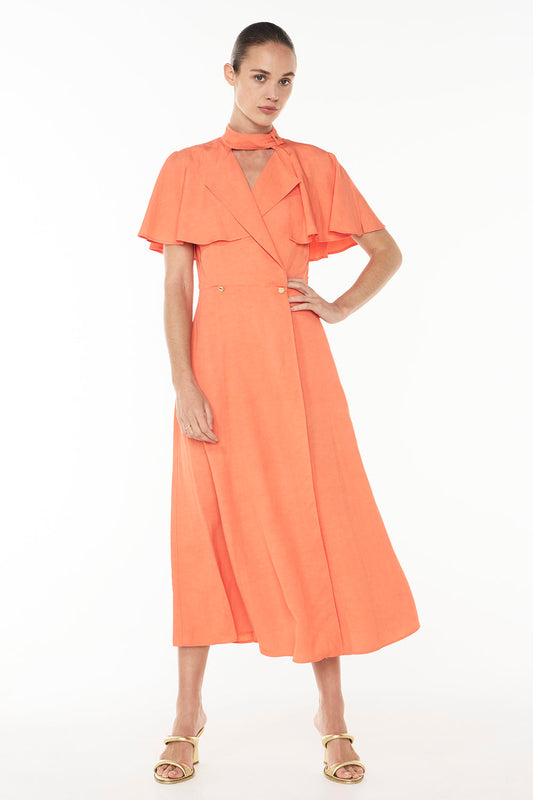 La Promenade Dress (Coral)
