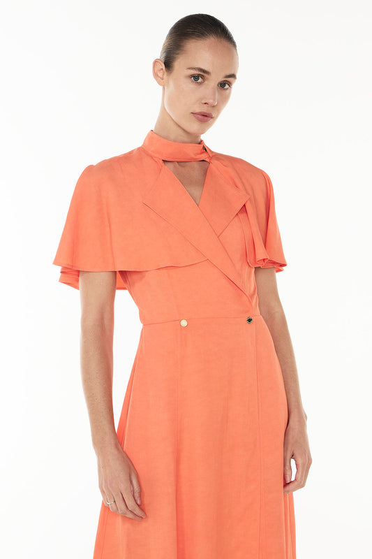 La Promenade Dress (Coral)