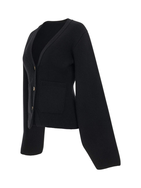 KHAITE Scarlet Cardigan (Black)