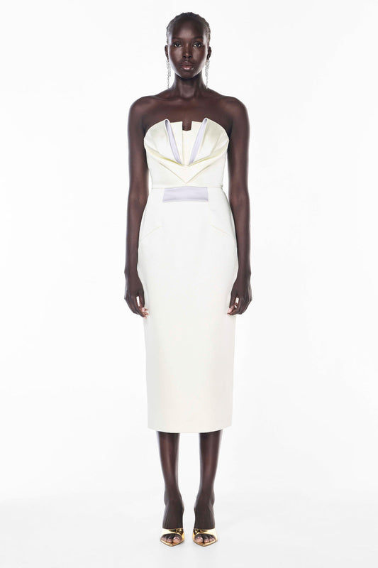 Stories We Tell Midi Dress (Lemon)