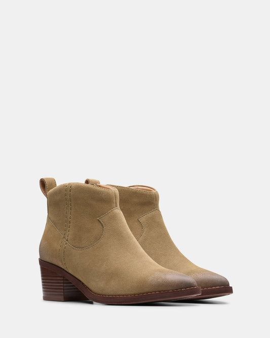 Morzine Sky Dark Sand Suede