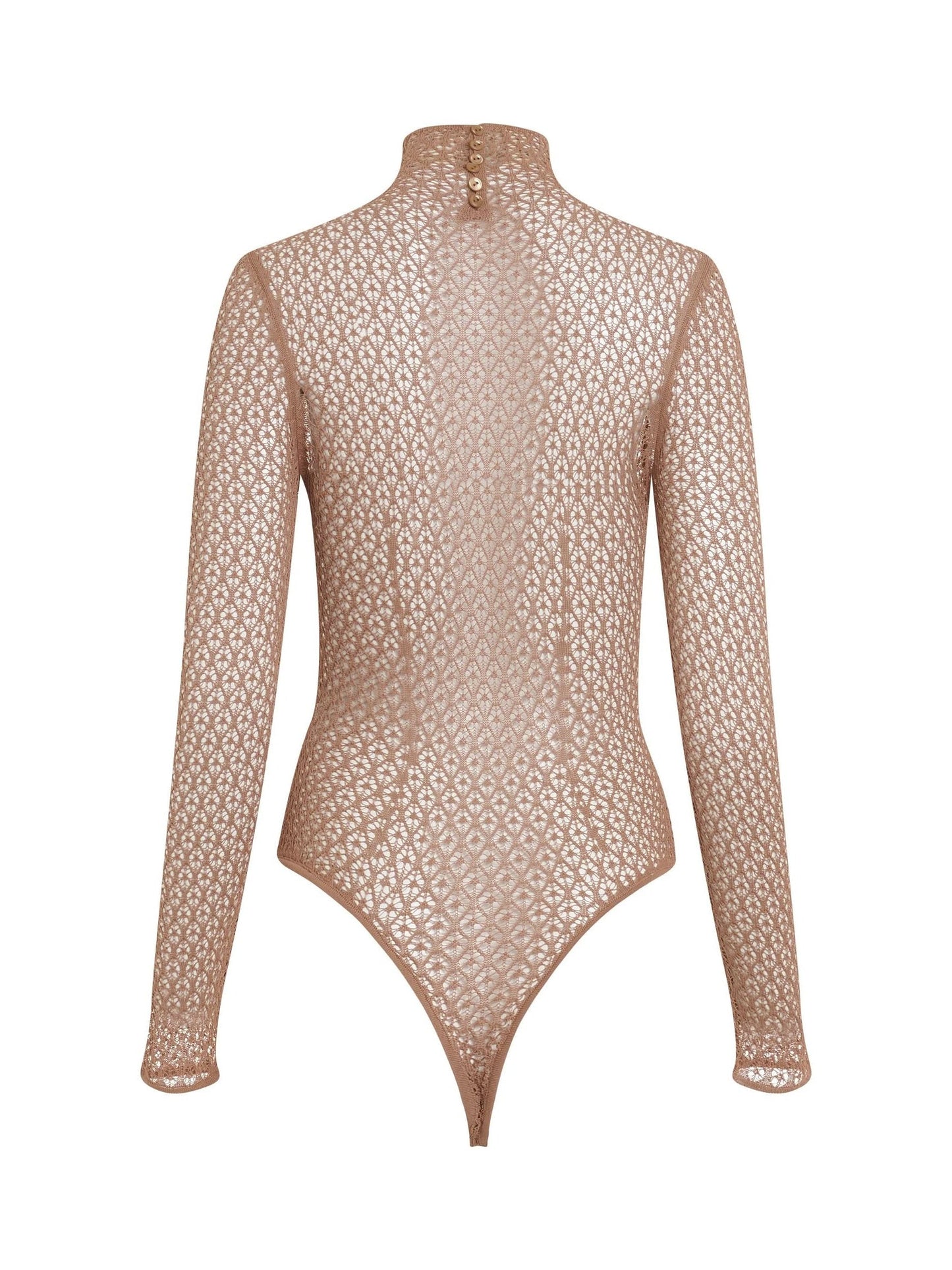 KHAITE Fena Bodysuit (Brown)