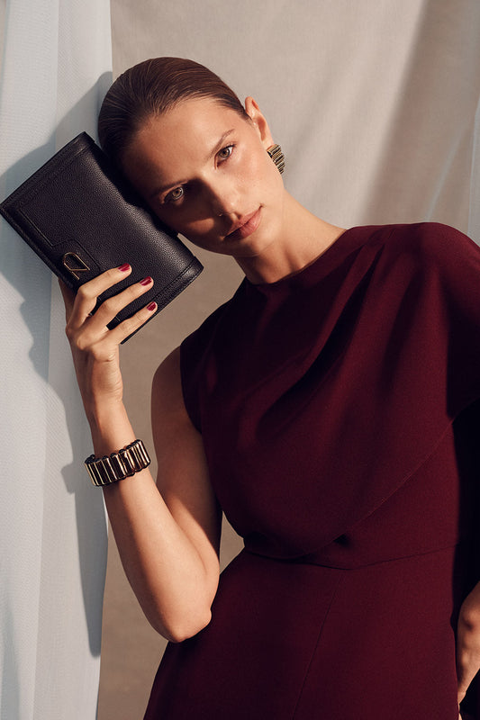 Carla Zampatti Onyx Cilindro Cuff (Print)