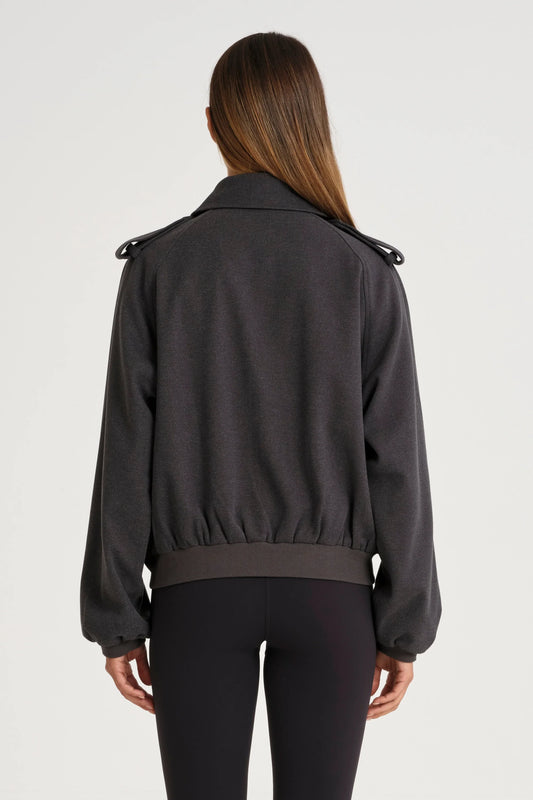 ALLFENIX Signature Bomber Jacket (Charcoal)