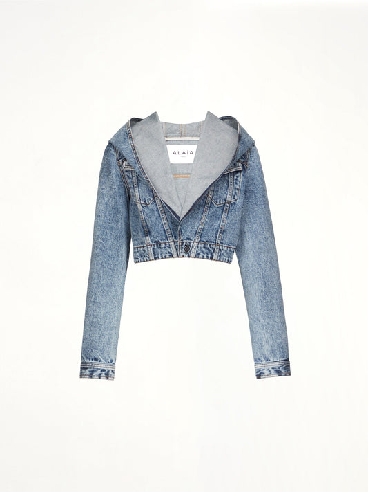 ALAIA Hooded Jacket (Blue)