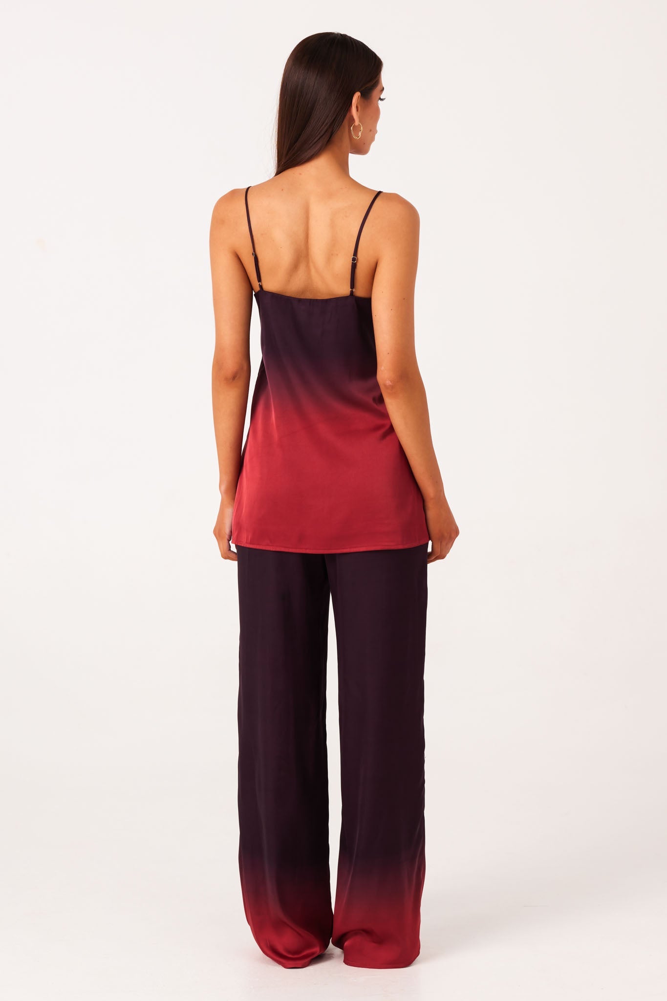 SNDYS AMAYA LONGLINE TOP (Plum Ombre)