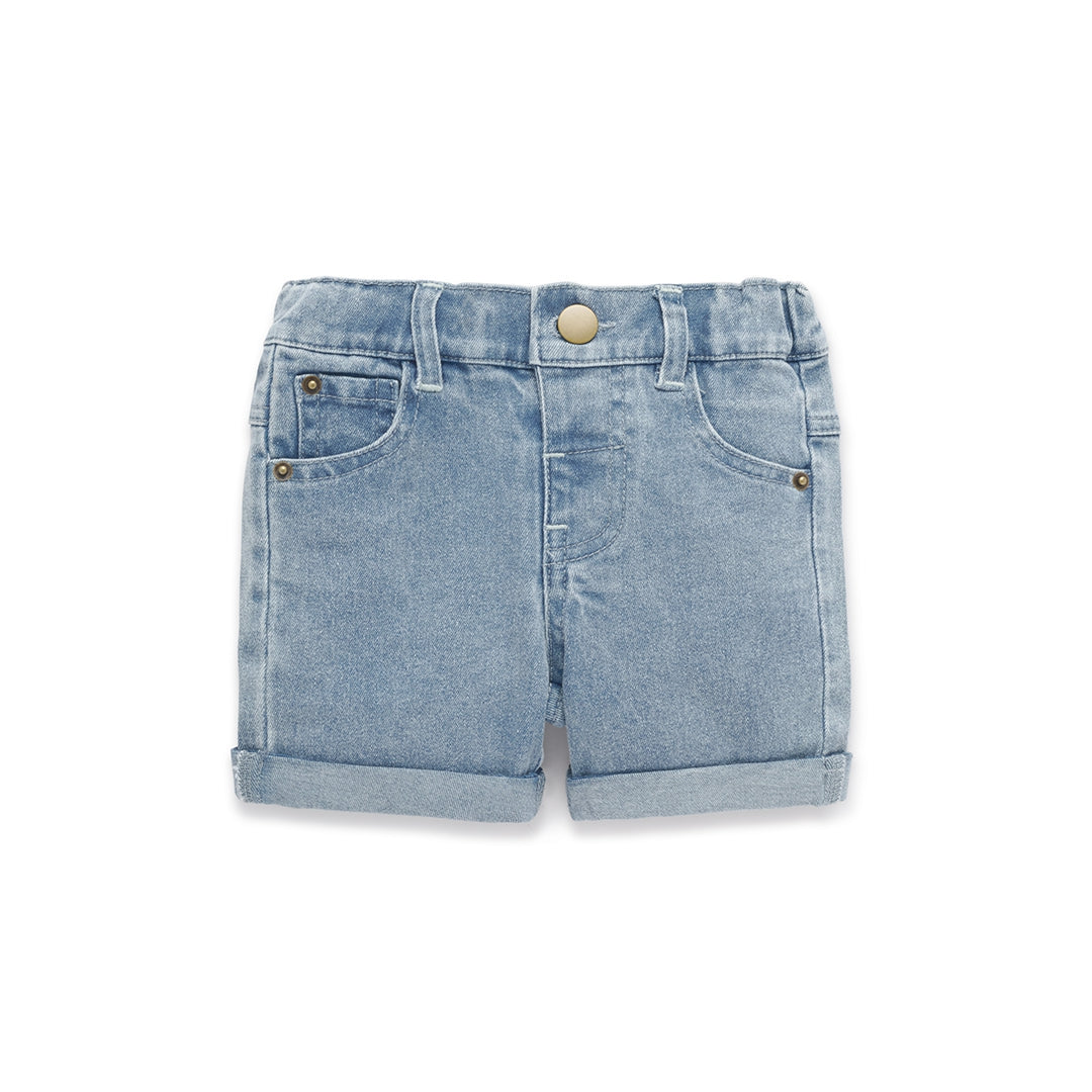 Light Wash Denim Shorts