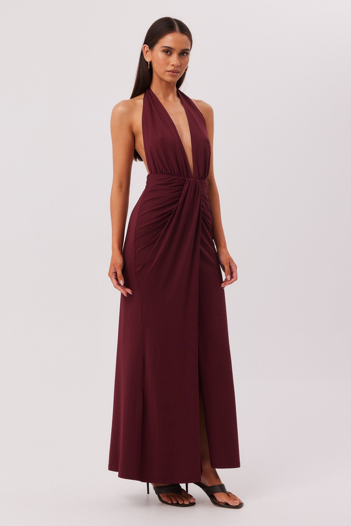 SNDYS ARIOS MAXI DRESS (Cabernet)