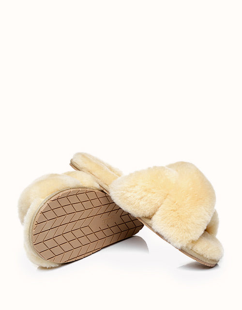 AUSTRALIAN SHEPHERD® LINTY Slippers (Cream)