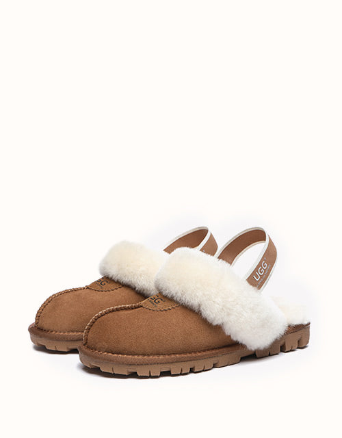 AUSTRALIAN SHEPHERD® Waffle Plus Slippers (Chestnut)