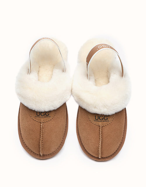 AUSTRALIAN SHEPHERD® Waffle Plus Slippers (Chestnut)