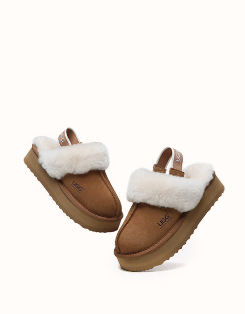 AUSTRALIAN SHEPHERD® Muffin Platform Slippers (Dawn Pink)