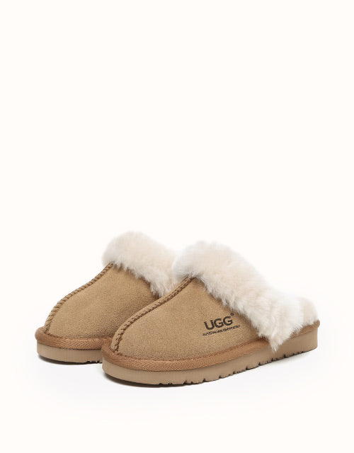 Ugg AUSTRALIAN SHEPHERD® Kids Muffin Slippers (Chestnut)