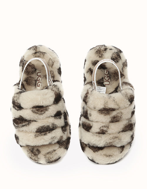 Ugg AUSTRALIAN SHEPHERD® Kids Puffy Slippers (Leopard)