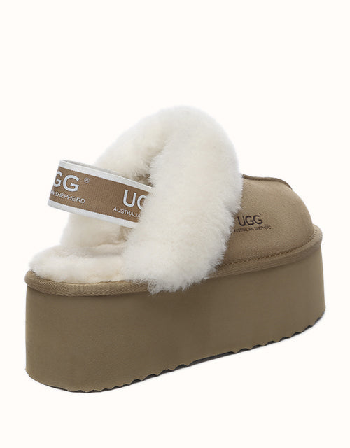 Ugg AUSTRALIAN SHEPHERD® Muffin Plus Platform Slippers (Chestnut)