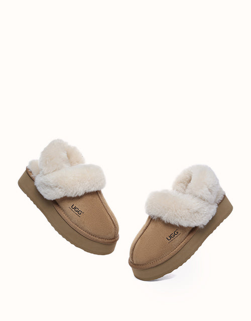 Ugg AUSTRALIAN SHEPHERD® Musa Platform Slippers (Chestnut)