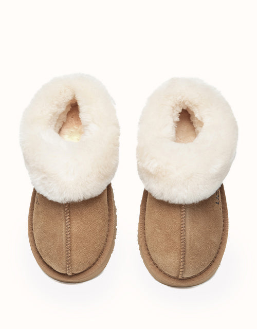 Ugg AUSTRALIAN SHEPHERD® Kids Homey Slippers (Chestnut)