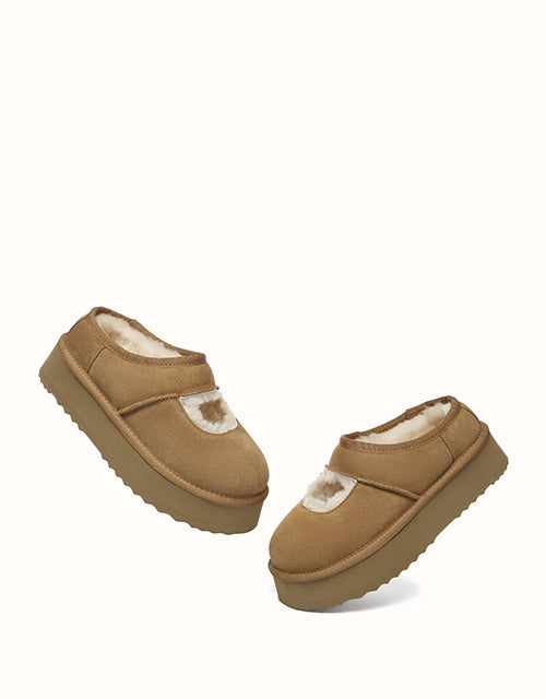Ugg AUSTRALIAN SHEPHERD® Carmella Mary Jane Slippers (Chestnut)