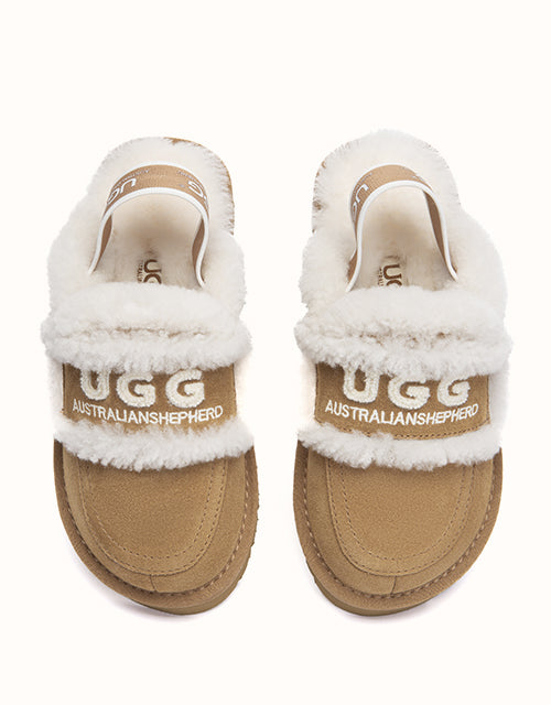 Ugg AUSTRALIAN SHEPHERD® Rilee Kids Slippers (Chestnut)