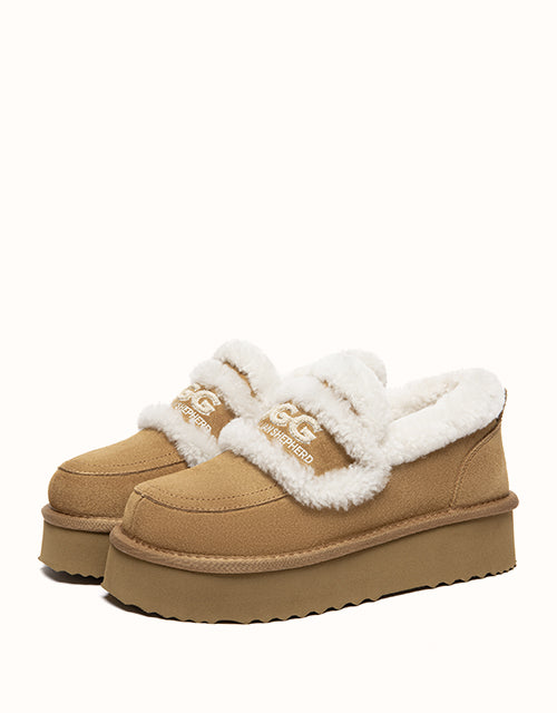 Ugg AUSTRALIAN SHEPHERD® Rilee Platform Loafers (Chestnut)