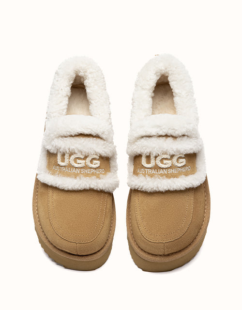 Ugg AUSTRALIAN SHEPHERD® Rilee Platform Loafers (Chestnut)