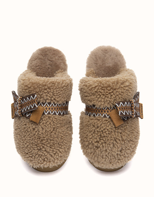 Ugg AUSTRALIAN SHEPHERD® Cecil Platform Slippers (Brown)
