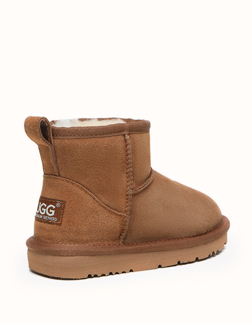 AUSTRALIAN SHEPHERD® Noel Kids Mini Boots (Chestnut)