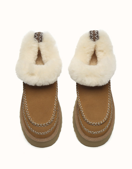 Ugg AUSTRALIAN SHEPHERD® Mini Santana Platform Boots (Chestnut)