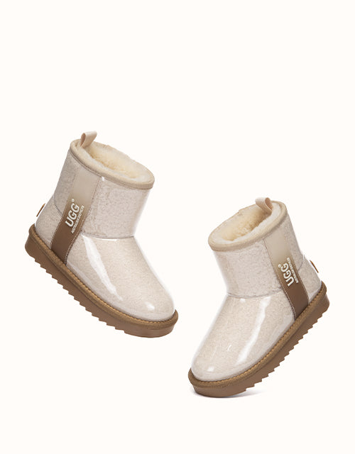 Ugg AUSTRALIAN SHEPHERD® Kids Coated Neo Boots (Chestnut)