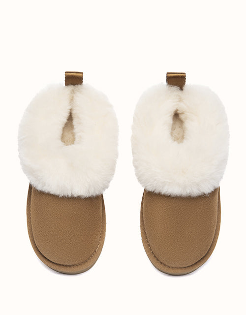 Ugg AUSTRALIAN SHEPHERD® Glacial Kids Slippers (Chestnut)