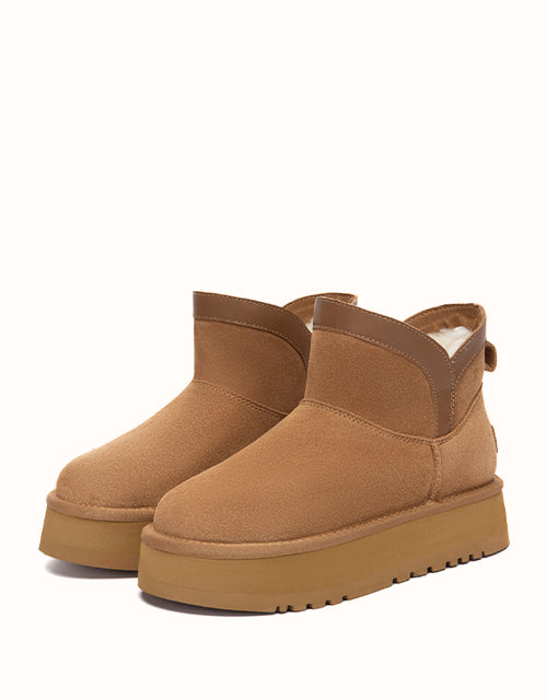 Ugg AUSTRALIAN SHEPHERD® Mini Wintra Platform Boots (Chestnut)