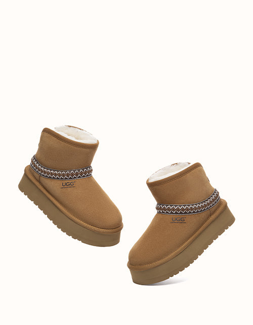 Ugg AUSTRALIAN SHEPHERD® Fayle Platform Boots (Chestnut)