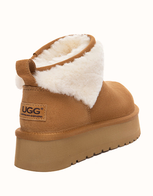 Ugg AUSTRALIAN SHEPHERD® Eirwen Platform Boots (Black)