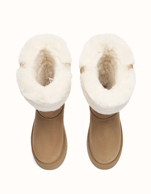Ugg AUSTRALIAN SHEPHERD® Tall Eleny Platform Boots (Chestnut)