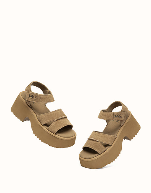 Ugg Australian Shepherd® Eive Sandals (Chestnut)
