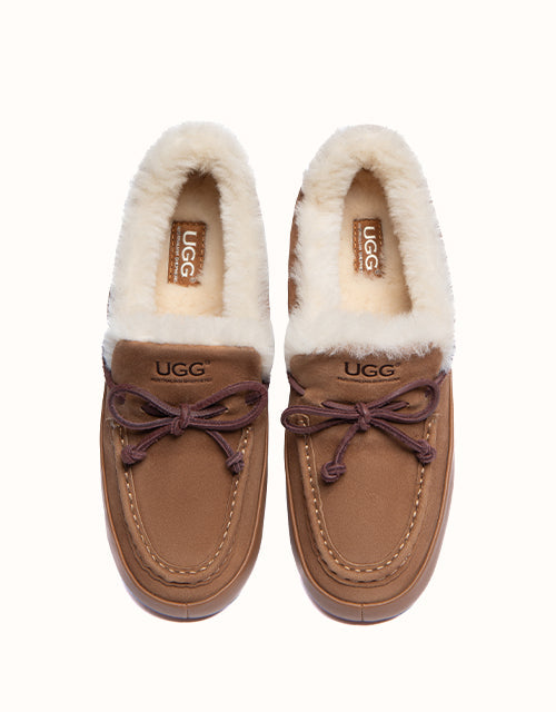 Ugg AUSTRALIAN SHEPHERD® Larkin Slippers (Chestnut)