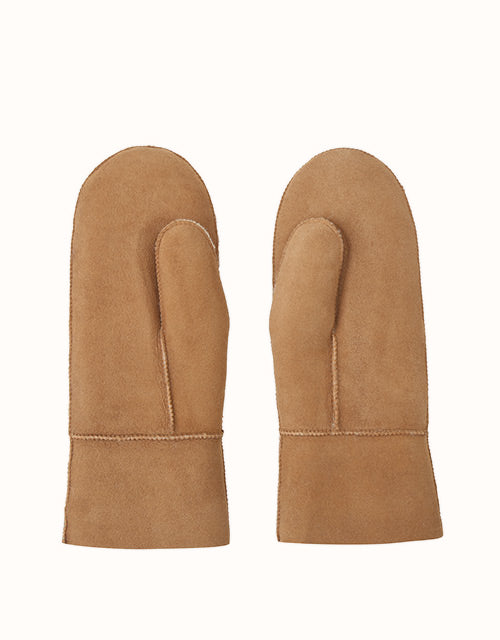 Ugg AUSTRALIAN SHEPHERD® Sheepskin Mittens (Chestnut)