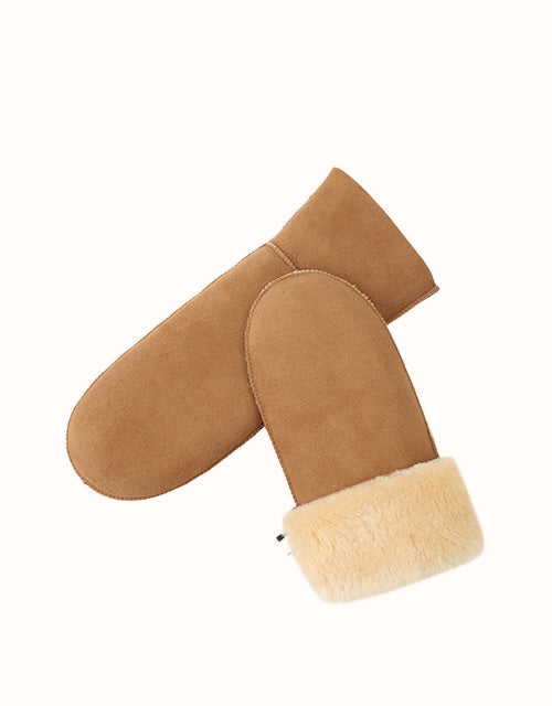 Ugg AUSTRALIAN SHEPHERD® Sheepskin Mittens (Chestnut)
