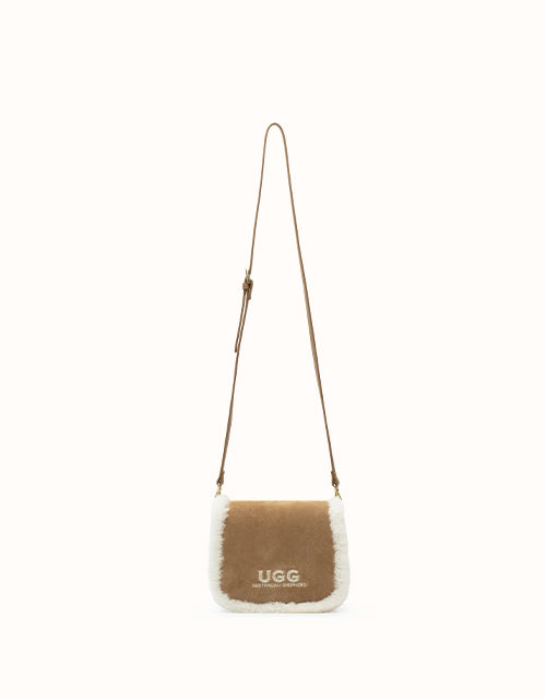 Ugg AUSTRALIAN SHEPHERD® Wool Messenger Bag (Dark Beige)