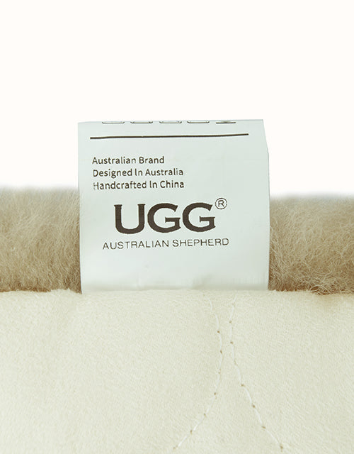 Ugg AUSTRALIAN SHEPHERD® Square Wool Cushion 40cmx40cm (Grey Sheep)