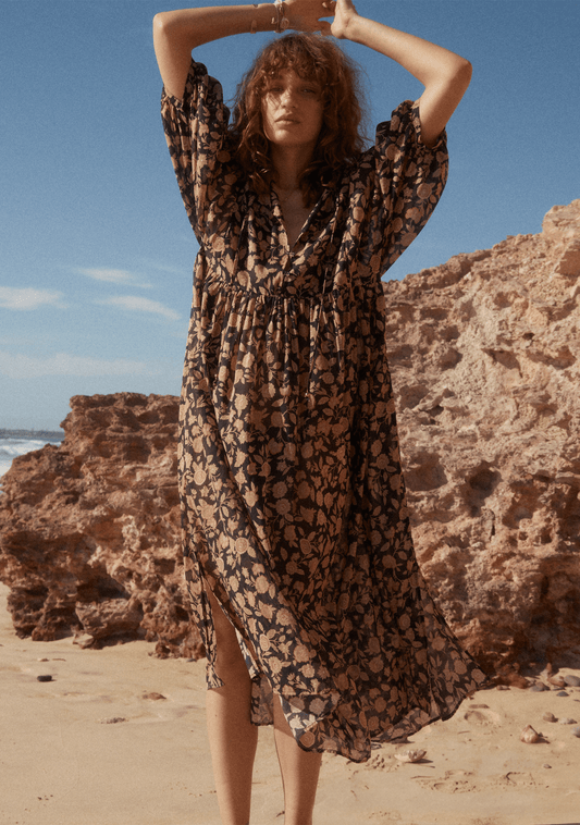 Auguste The Label Audrey Midi Dress (Floral Print)