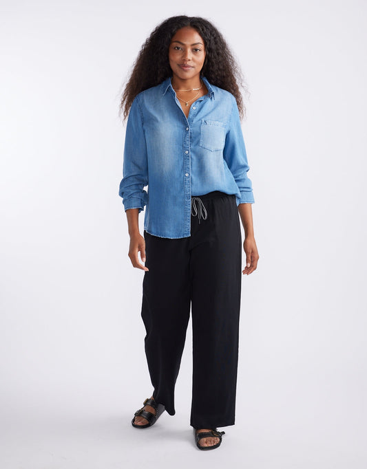 White & Co. Ava Vintage Shirt (Denim)
